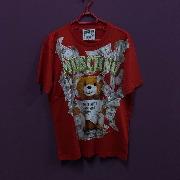 Moschino Red Short Sleeve T-Shirt
